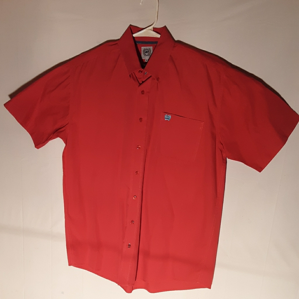 Cinch medium short sleeves button down shirt